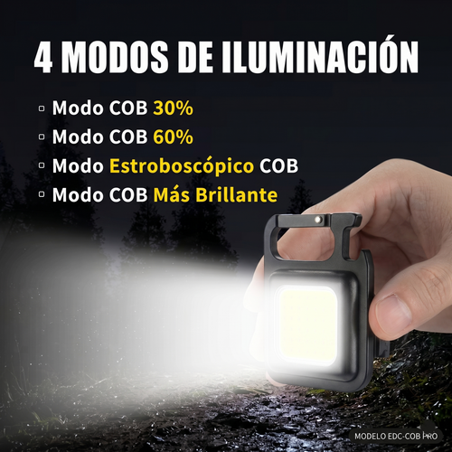 Mini Linterna LED Recargable Magnética USB